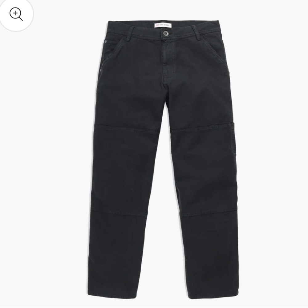 TOPO DESIGNS Men’s Black Canvas Utility Pants Size 36